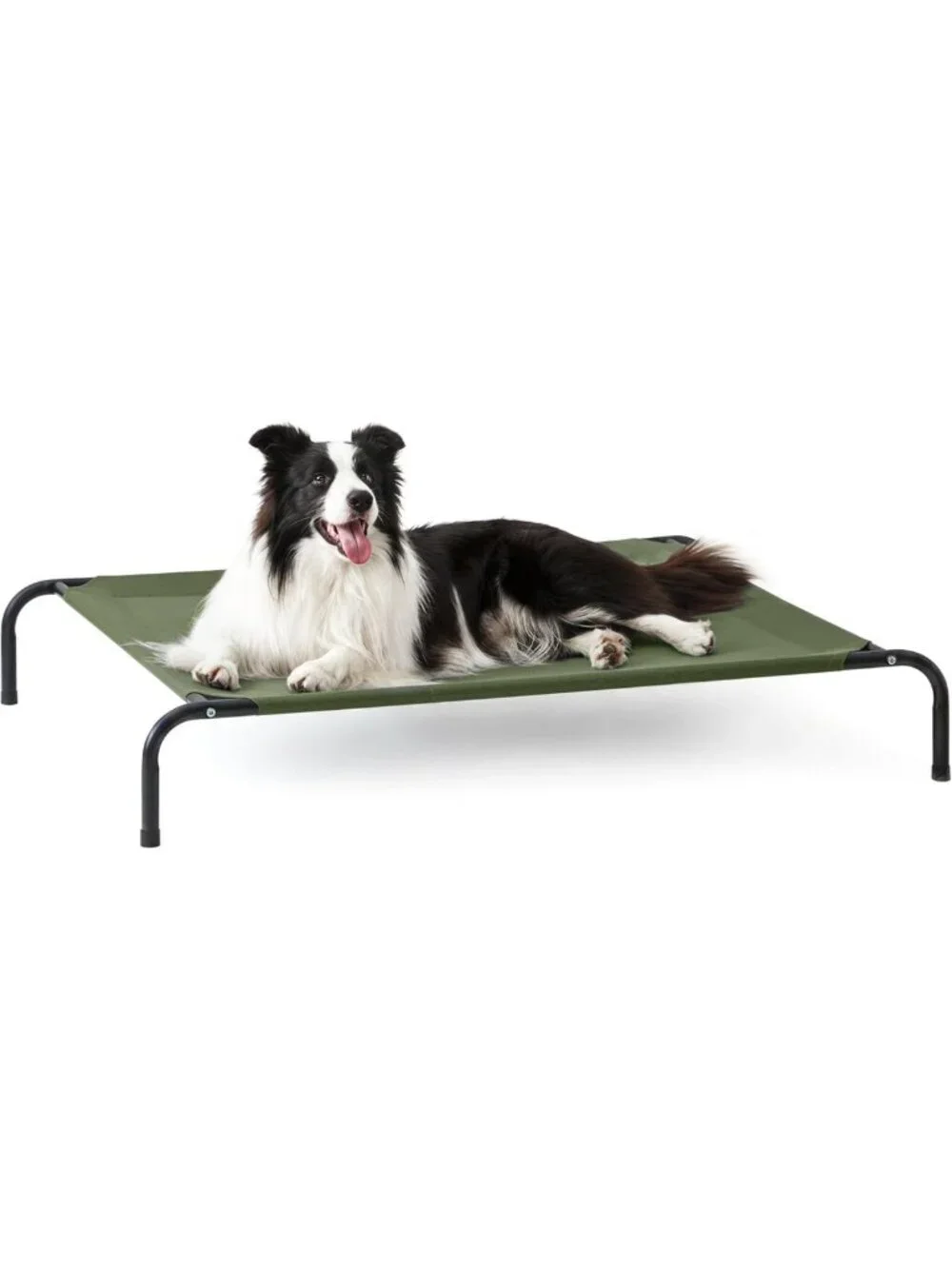 Elevated Cooling Dog Bed for Large Pets, Portable Indoor/Outdoor Cot, Durable